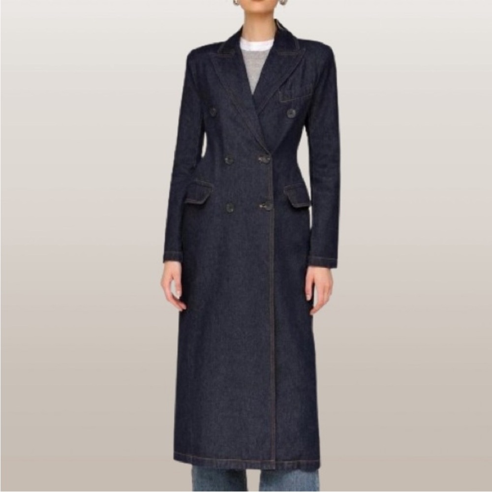 NWT Avec Les Filles denim trench SOLD OUT M,L